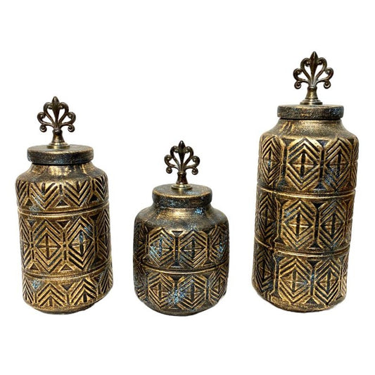 Antique Ceramic Vase (Set of 3)