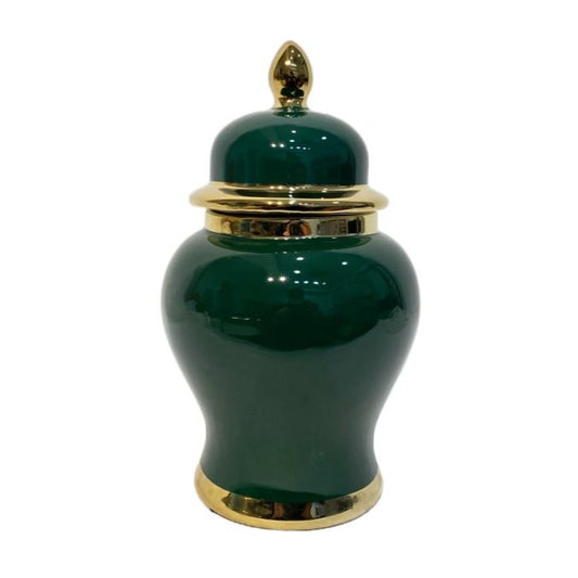 Emerald Ceramic Vase Medium