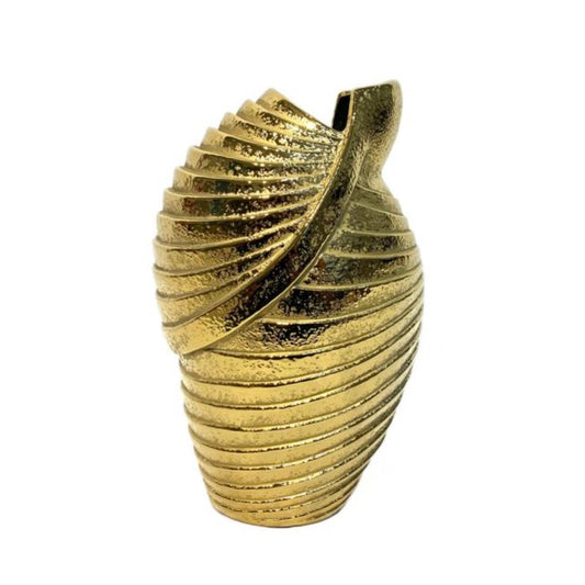 Luster Gold Ceramic Vase