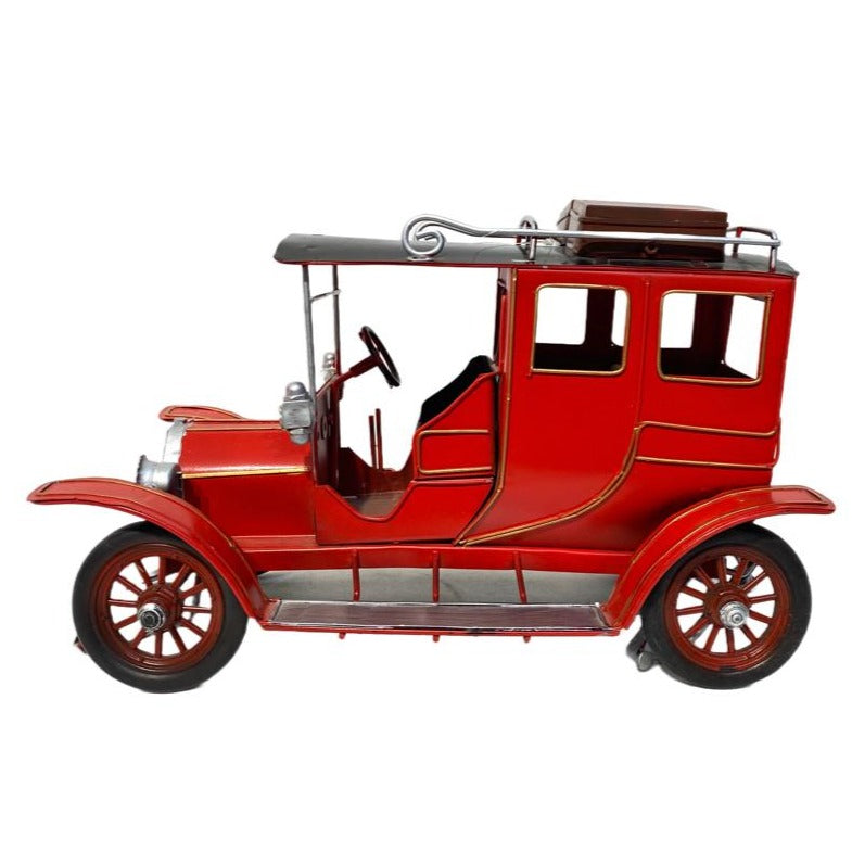 Decorative Vintage Car Red