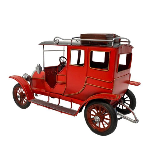 Decorative Vintage Car Red