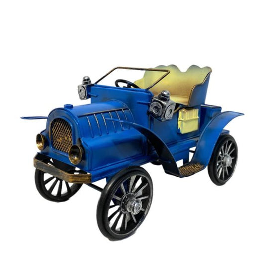 Decorative Antique British Car Blue