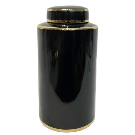 Black Elegance Ceramic Vase Large