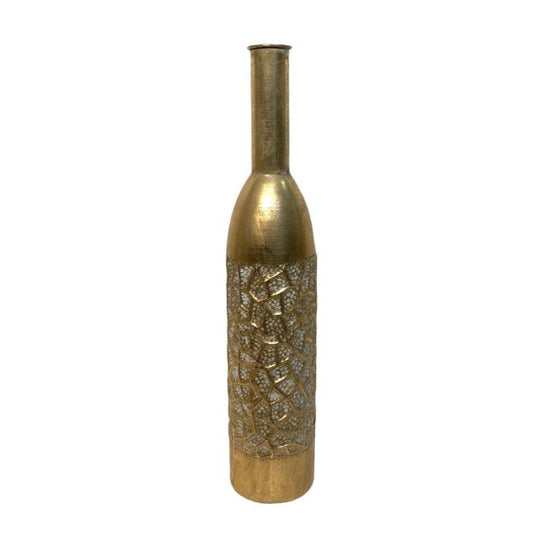 Tall Antique Copper Vase