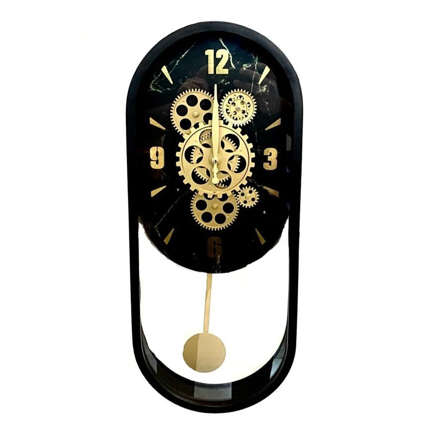 Metal Wall Clock Mechanical by JB Saeed Studio Imported Table & Wall