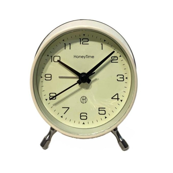 Alarm Clock Beige by JB Saeed Studio Buy Table Clocks Online in