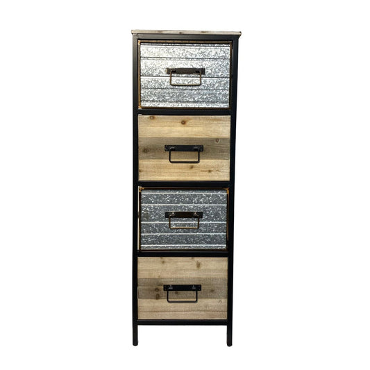 Metal & Wood Storage Rack 