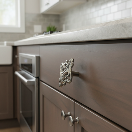 Furniture Knob Argento Nottingham