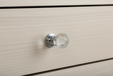 Crystal Polish Chrome Knob Small