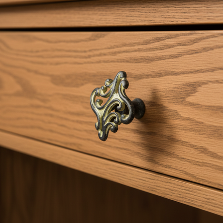 Furniture Knob Rustikall Avorio