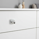 Furniture Knob Crystal Chrome