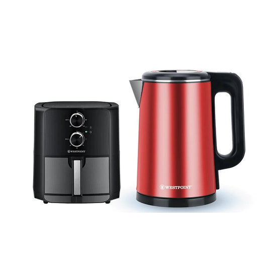 Westpoint Deluxe Easy Fryer XL with a FREE Cordless Kettle