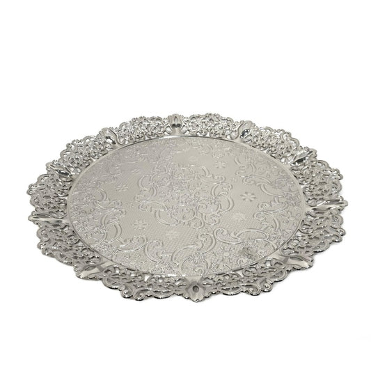 Silver Plated Round Tray