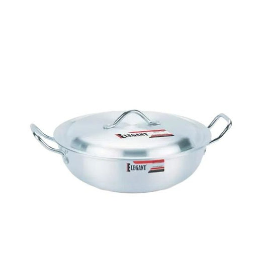 Prima Wok Pan With Lid Stainless Steel 26cm