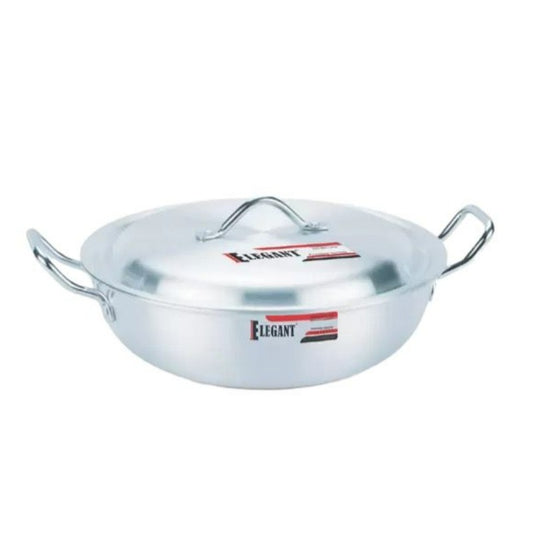 Prima Wok Pan With Lid Stainless Steel 41cm