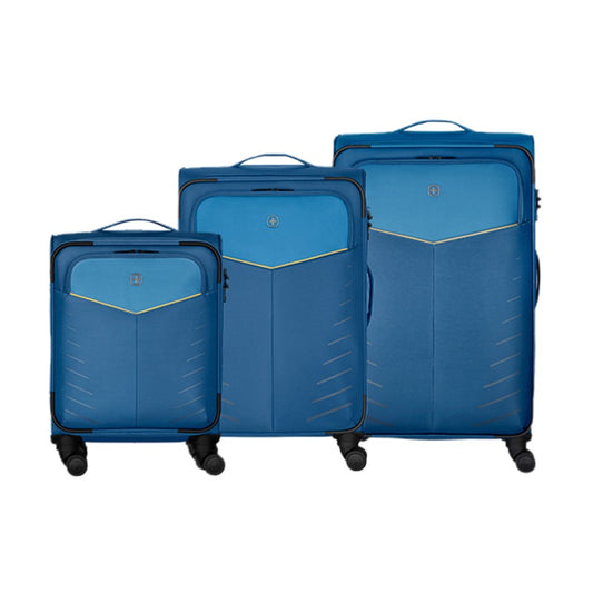 Wenger 3 Pcs Luggage Set Syght Ocean Blue