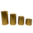 LED Candle Light Golden (Set of 4)