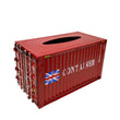 Container Tissue Box Red