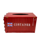 Container Tissue Box Red