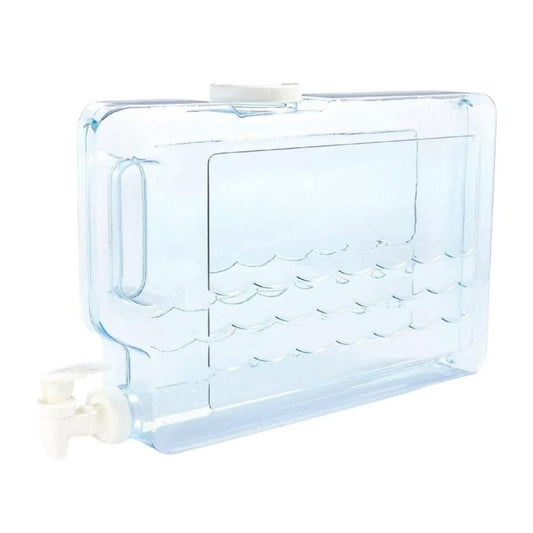 Plastic Beverage Container Transparent Blue 4.7L