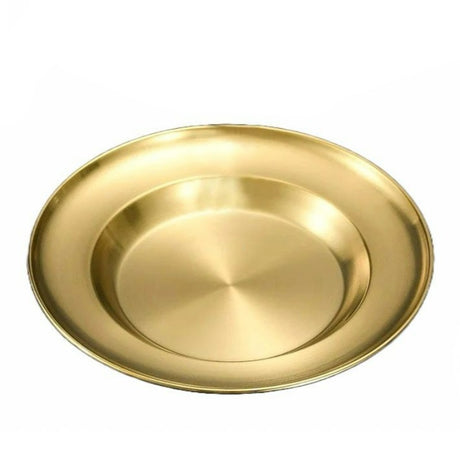 Round Serving Plate Gold 20cm