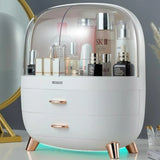 Makeup Organizer With Duo Drawers White
