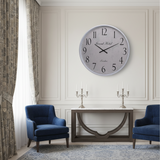 Wall Clock White Rim 76cm