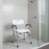 Bathroom Chair With High Back (Made in Taiwan)