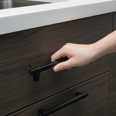Furniture Handle Black 128mm 