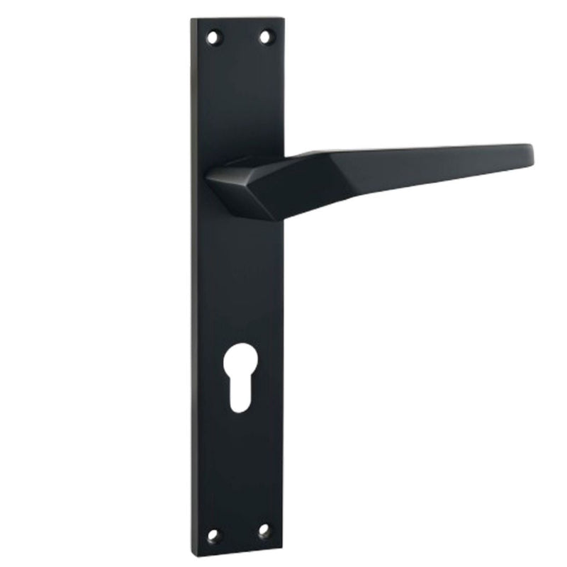 Handle On Plate Black 85mm