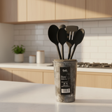 Kitchen Utensils Set With Holder Stone Design