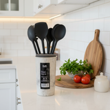 Kitchen Utensils Set With Holder Stone Design