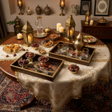 Wooden Serving Tray Dates (Set of 2)