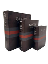 Decorative Book Storage Box Gucci (Set of 3)