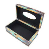 Vintage Chic Wooden Tissue Box