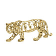 Decorative Metal Tiger Sculpture Gold