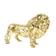 Decorative Metal Lion Sculpture Gold
