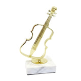 Decorative Metal Guitar Sculpture Gold