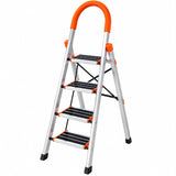 4 Step Folding Aluminum Ladder