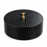 PU Leather Round Roti Box