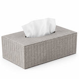 PU Leather Tissue Box Grey