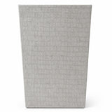 PU Leather Waste Bin Grey