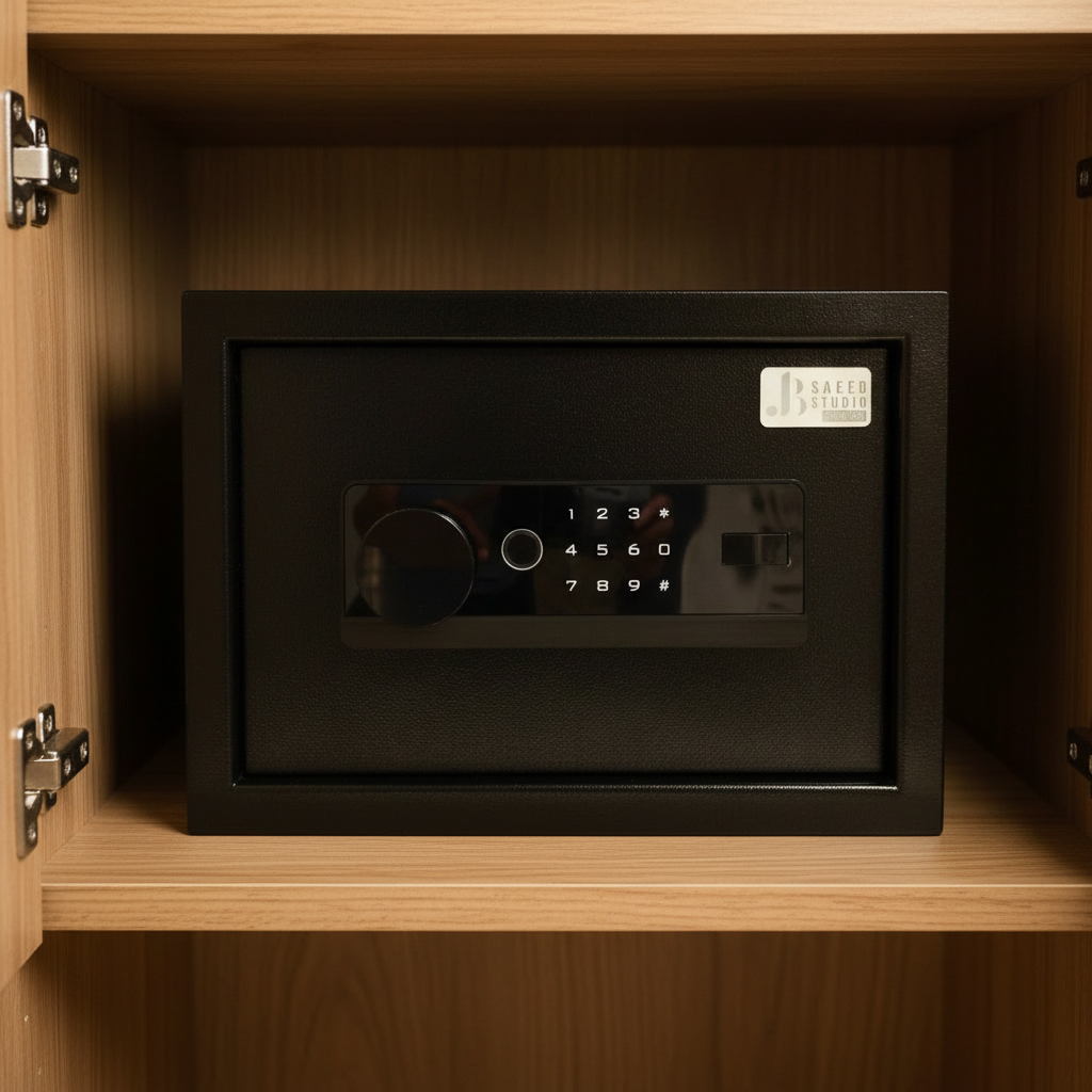 Digital Biometric Electronic Solid Steel Safe Large