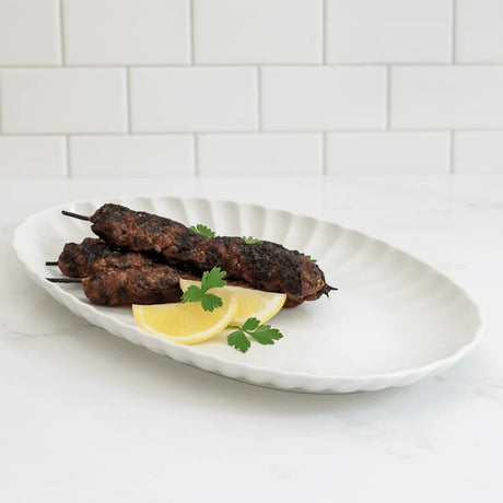 Groove Oval Serving Platter 32cm