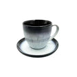 Cup & Saucer Set Black & Charcoal 230ml