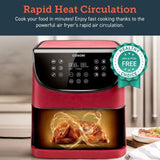 Cosori Digital Air Fryer 5.5L Red