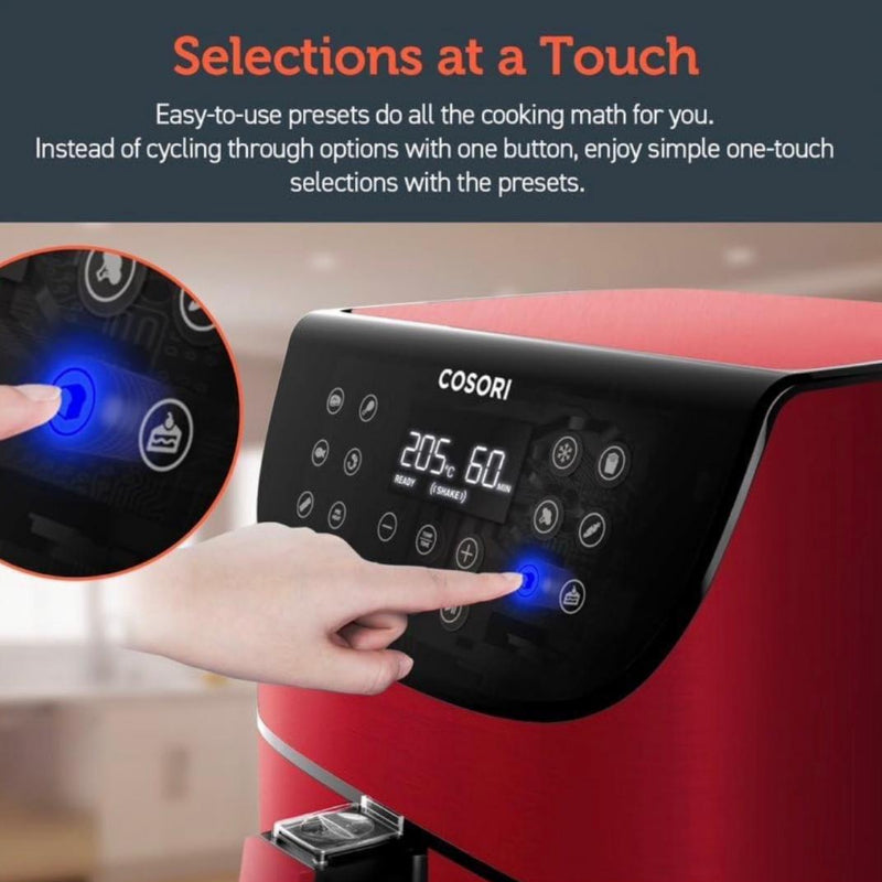 Cosori Digital Air Fryer 5.5L Red