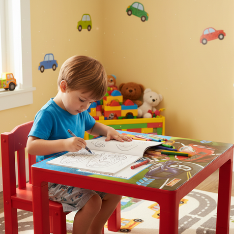 Kids Table Red