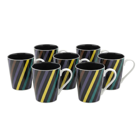 Heritage Mug Stripes 300ml (Set of 6)