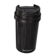 Double Wall Insulated Coffee Mug Black 400ml